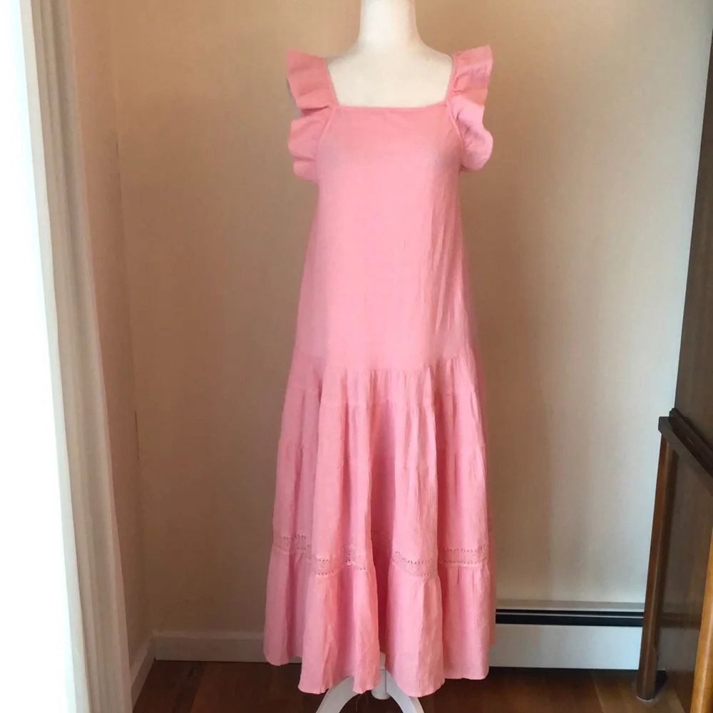 Free People Caught In Motion Maxi Dress Pink - Picture 4 of 15